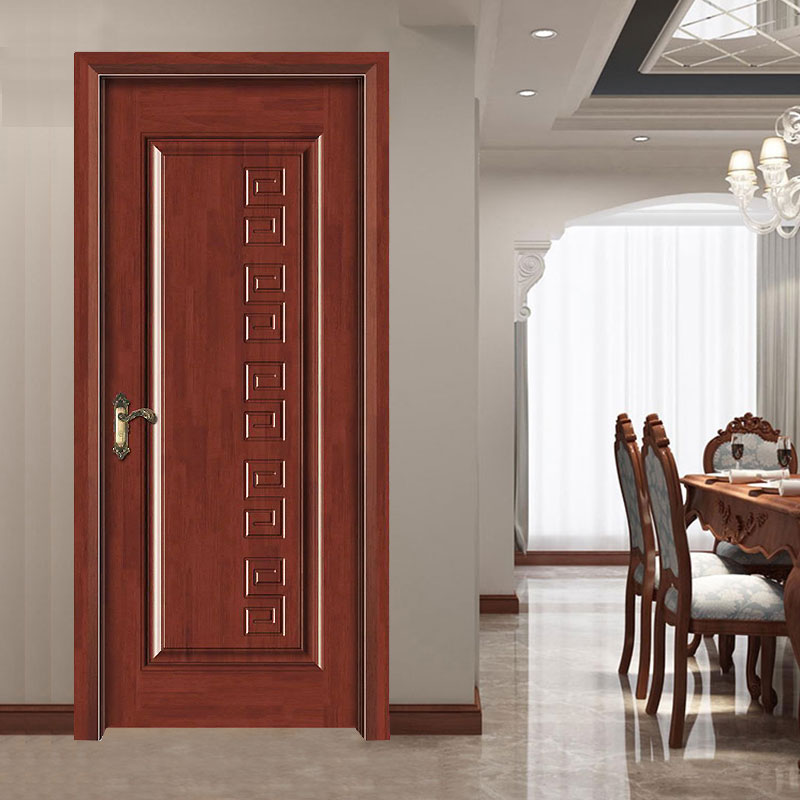 佛山廠家直銷沙比利原木門室內木門烤漆家裝臥室泰國指接實木門 工程門