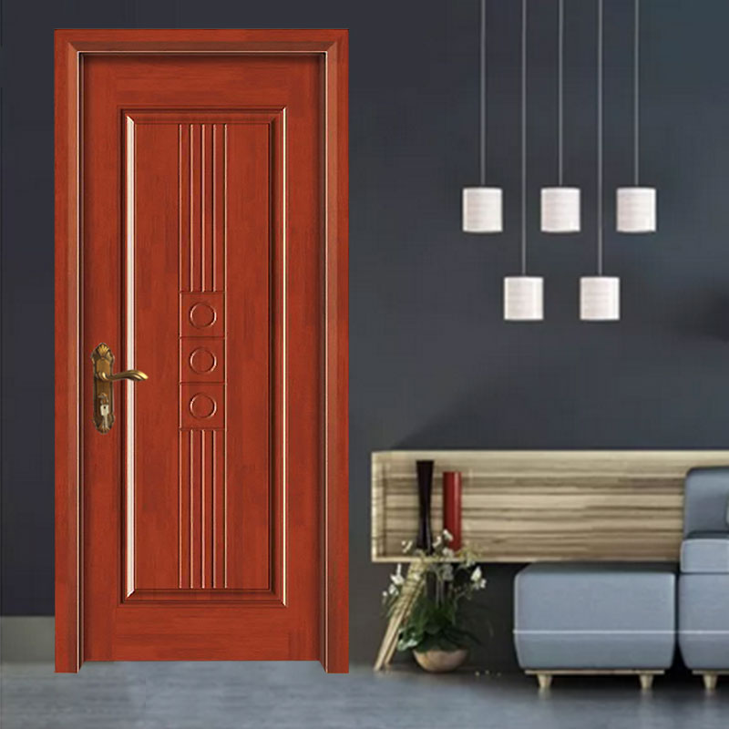 佛山廠家直銷沙比利原木家裝臥室泰國指接實木門 工程門室內木門烤漆