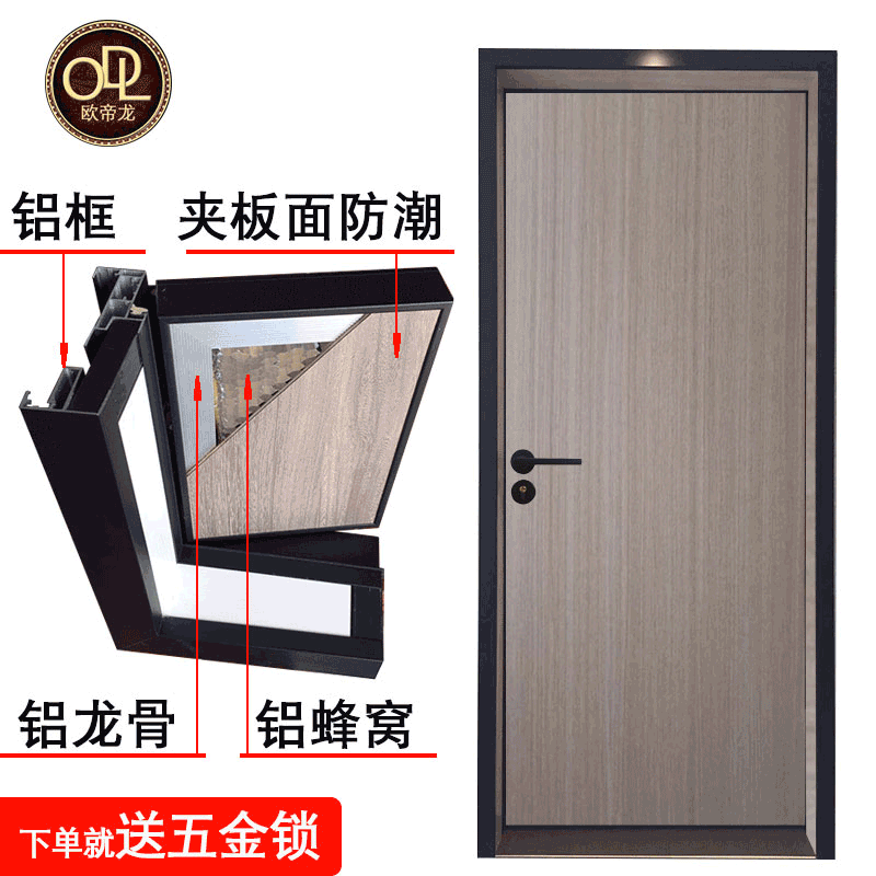 鋁蜂窩鋁木門那家好，如何選首選歐帝龍門廠質優價廉