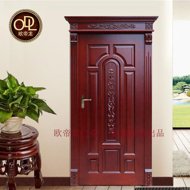 家裝雕花沙比利木門如何定制，首選佛山歐帝龍門廠專業品質