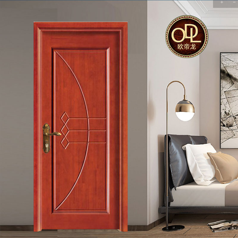 橡木實木門烤漆門套裝門，家裝小區門